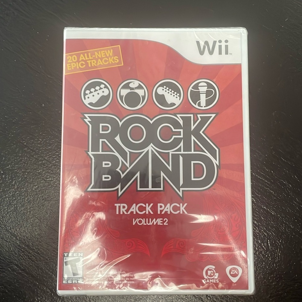 NEW SEALED 2008 NINTENDO WII GAMES EA ROCK BAND  track pack volume 2